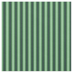 Forest Green & Mint Vertical Stripes Fabric