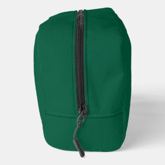 Forest Green Print Cut Sew Toiletry Bag