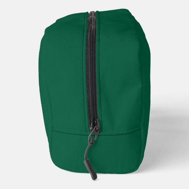 Forest Green Print Cut Sew Toiletry Bag (Right)