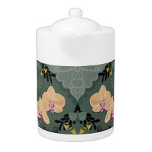 Forest Green Teapot