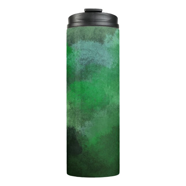 forest green thermal tumbler (Front)