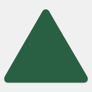 Forest Green Triangle Sticker