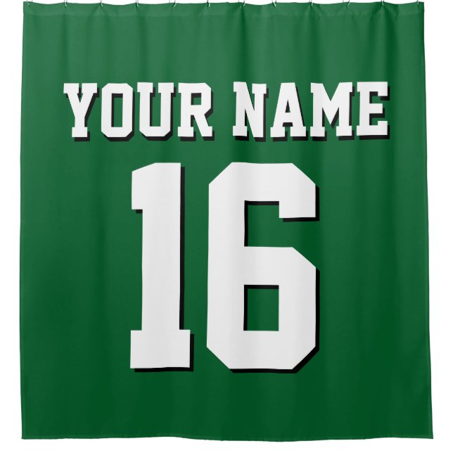 Forest Green White Sports Jersey Team Jersey (Front)