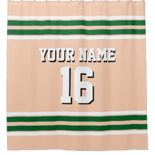 Forest Green White Stripes Sports Jersey
