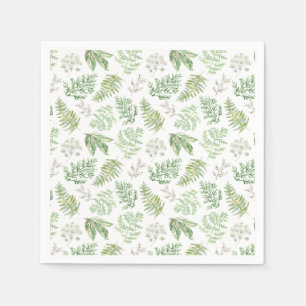 Forest Greenery Pattern Napkin