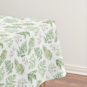 Forest Greenery Pattern Tablecloth