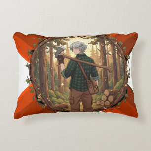 Forest Guardian Anime Accent Pillow