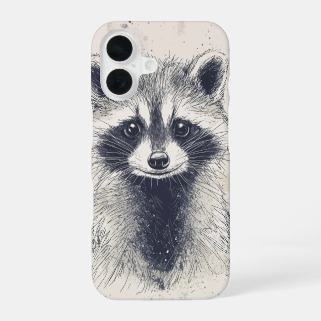 Forest Guardian Bear iPhone 16 Case (Back)