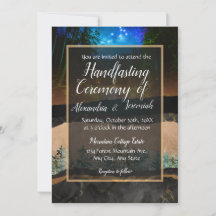 Forest Handfasting Invitation