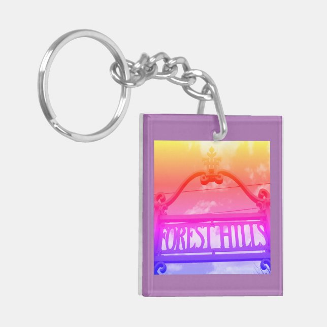 Forest Hills, Queens, NYC Keychain (Front Left)