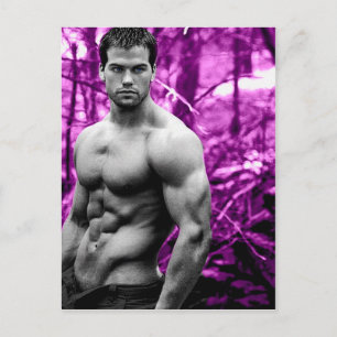Forest Hunk Postcard