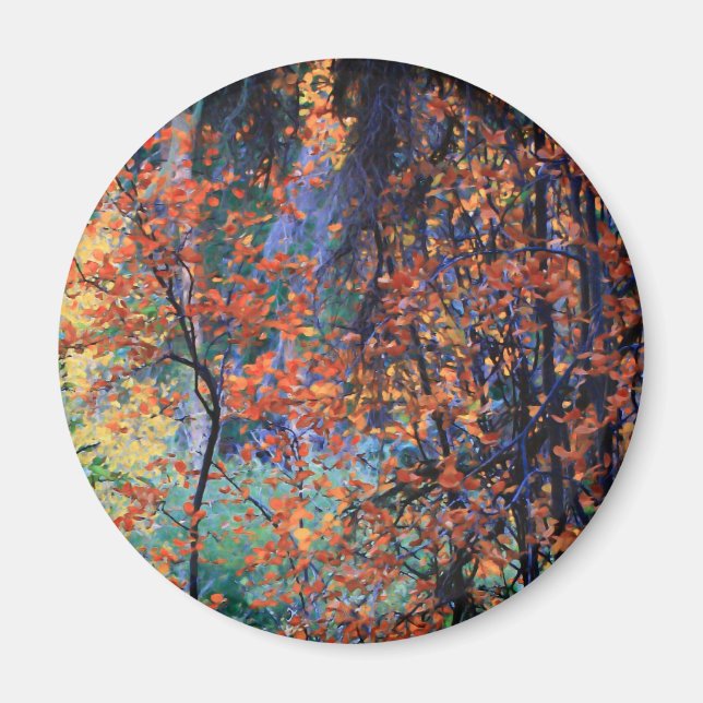 Forest in Autumn Magnet (Front)