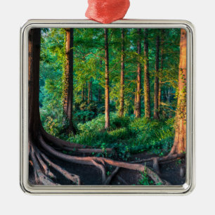 Forest in Summer Metal Ornament