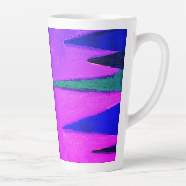 Forest in the Evening Latte Mug (Right)