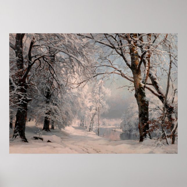 Forest In Winter Poster (Front)