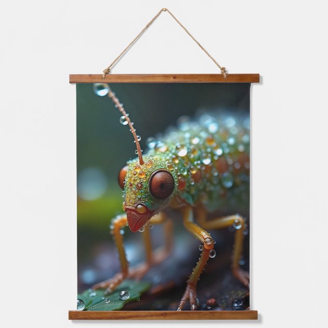 Forest insect macro hanging tapestry (Front)