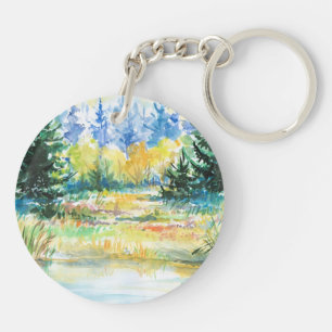 Forest Keychain