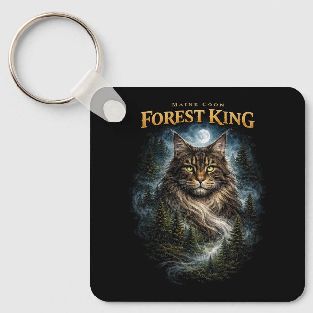 Forest King Keychain (Front)