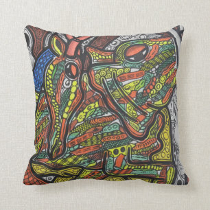 Forest King Throw Pillow