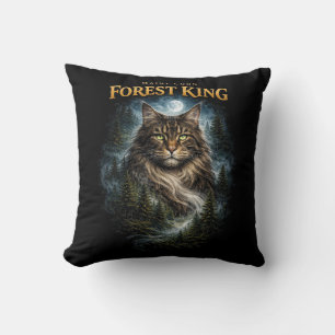Forest King Throw Pillow