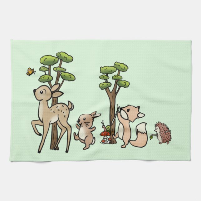 forest kitchen towel (Horizontal)