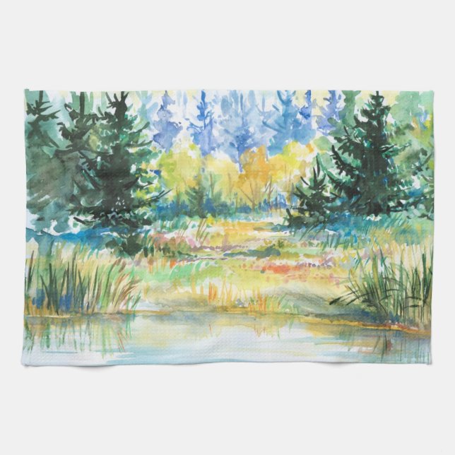Forest Kitchen Towel (Horizontal)