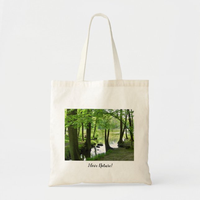 Forest Lake Tote Bag (Front)