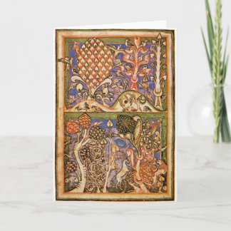 Forest Landscape By Master Of The Carmina Burana Card