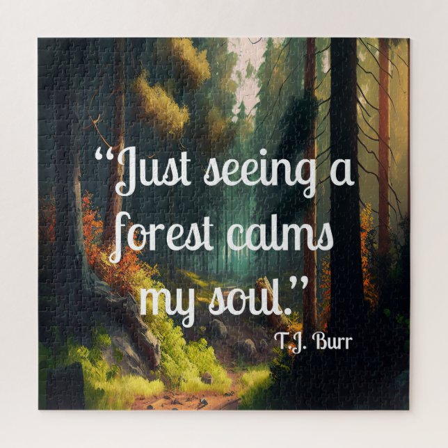 Forest Landscape  Jigsaw Puzzle (Vertical)