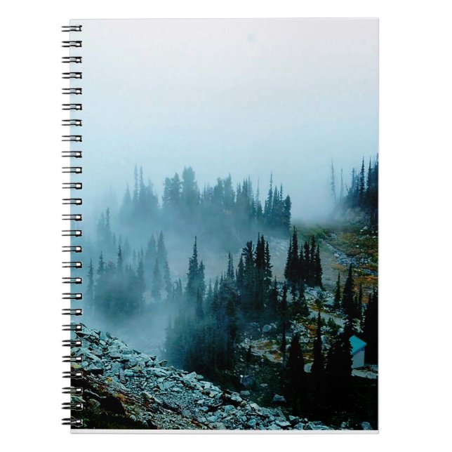 forest landscape,nature trees,alps,forest trees, notebook (Front)