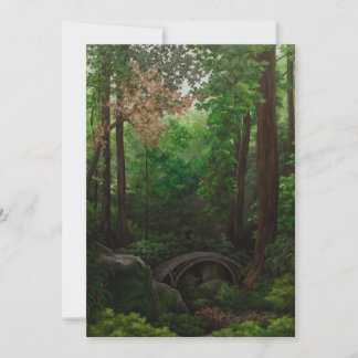 Forest Landscape Painting Greeting Card