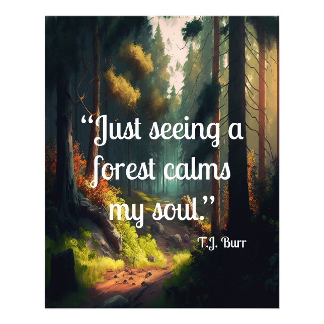 Forest Landscape  Photo Print (Front)