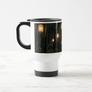 Forest Lantern Glow Travel Mug
