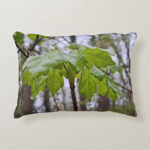 Forest Leaves After Rain – Wild Nature Romania Accent Pillow