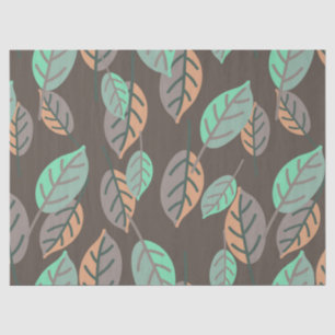 forest leaves tissue paper