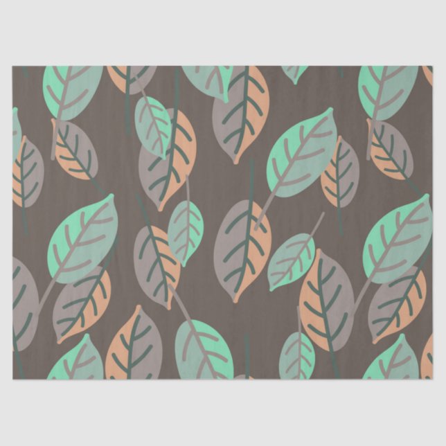 forest leaves tissue paper (Front)