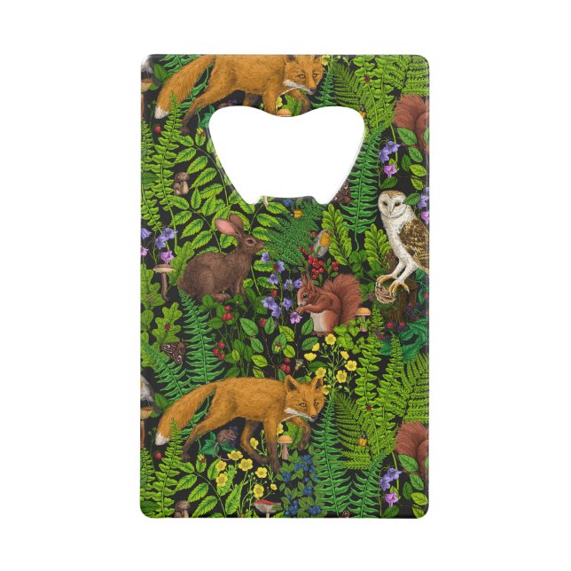 Forest life credit card bottle opener (Front)