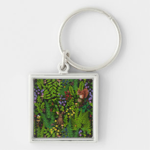 Forest life keychain