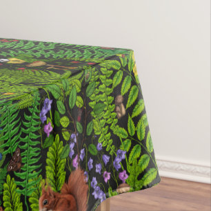 Forest life tablecloth