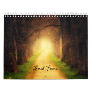 Forest Lover Fantasy Forests Scenic  Calendar