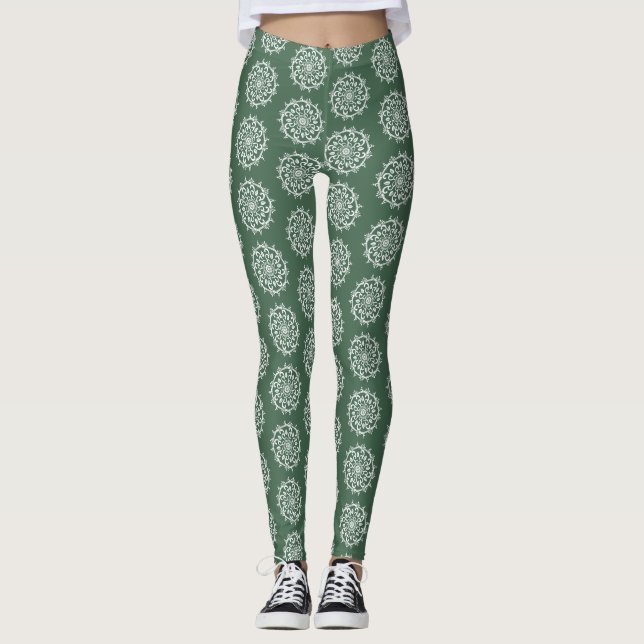 Forest Mandala Leggings (Front)