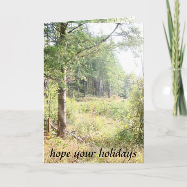 Forest Meadows Holidays Card (Front)