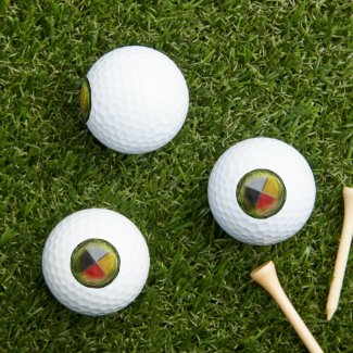 Forest Medicine Wheel 3pk Value Golf Balls