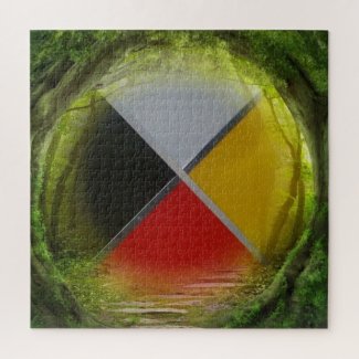 Forest Medicine Wheel 676 Piece Puzzle