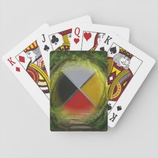 Forest Medicine Wheel Classic Playing Cards
