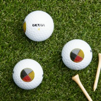 Forest Medicine Wheel Golf Balls