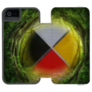 Forest Medicine Wheel  Incipio iPhone Wallet Case