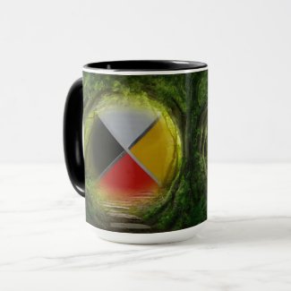 Forest Medicine Wheel Large Combo Mug