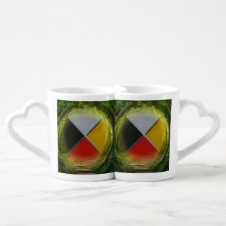 Forest Medicine Wheel Lovers' mug