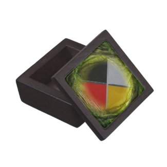 Forest Medicine Wheel Magnetic Wooden Gift Box